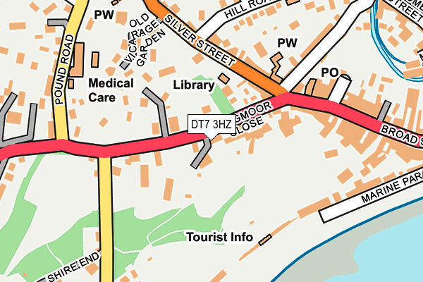 DT7 3HZ map - OS OpenMap – Local (Ordnance Survey) DT7 3HZ map - OS OpenMap – Local (Ordnance Survey)
