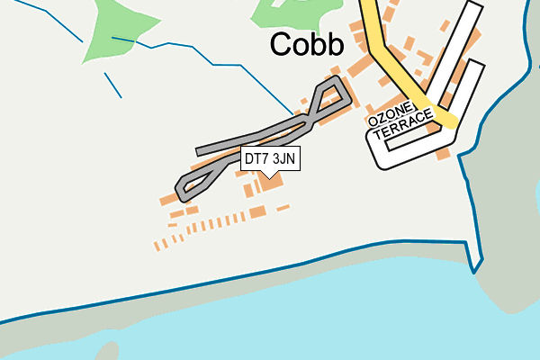 DT7 3JN map - OS OpenMap – Local (Ordnance Survey) DT7 3JN map - OS OpenMap – Local (Ordnance Survey)