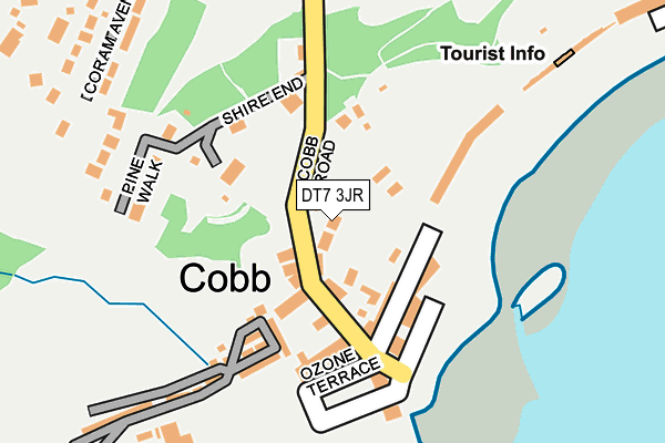 DT7 3JR map - OS OpenMap – Local (Ordnance Survey) DT7 3JR map - OS OpenMap – Local (Ordnance Survey)