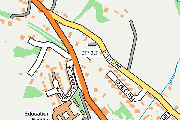 DT7 3LT map - OS OpenMap – Local (Ordnance Survey) DT7 3LT map - OS OpenMap – Local (Ordnance Survey)