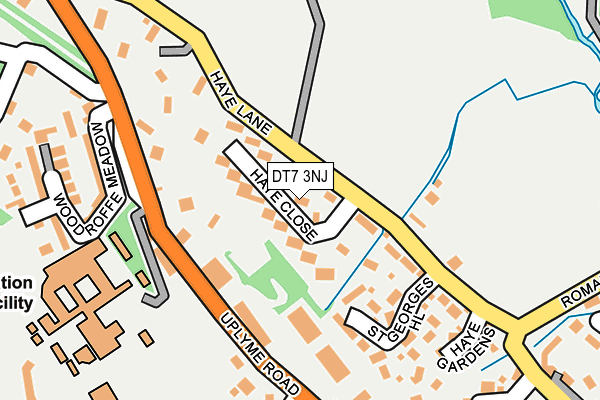 DT7 3NJ map - OS OpenMap – Local (Ordnance Survey) DT7 3NJ map - OS OpenMap – Local (Ordnance Survey)