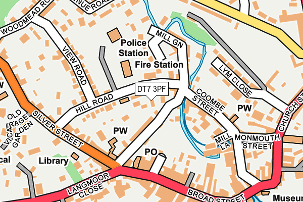 DT7 3PF map - OS OpenMap – Local (Ordnance Survey) DT7 3PF map - OS OpenMap – Local (Ordnance Survey)