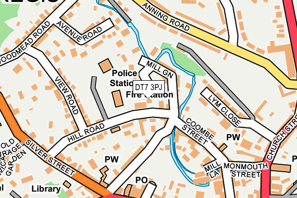 DT7 3PJ map - OS OpenMap – Local (Ordnance Survey) DT7 3PJ map - OS OpenMap – Local (Ordnance Survey)