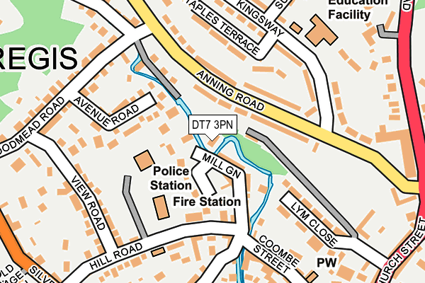DT7 3PN map - OS OpenMap – Local (Ordnance Survey) DT7 3PN map - OS OpenMap – Local (Ordnance Survey)
