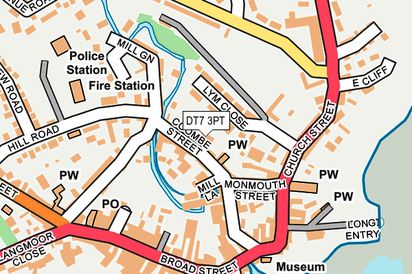 DT7 3PT map - OS OpenMap – Local (Ordnance Survey) DT7 3PT map - OS OpenMap – Local (Ordnance Survey)