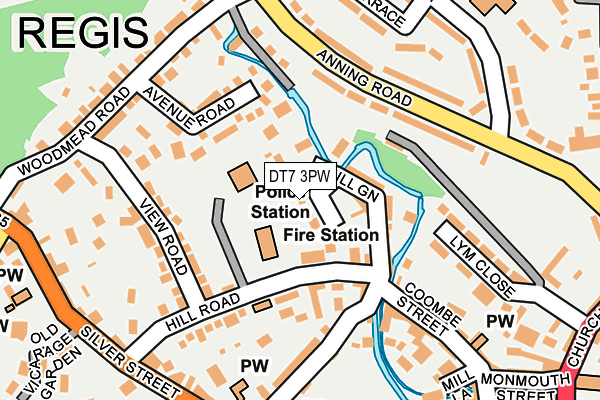 DT7 3PW map - OS OpenMap – Local (Ordnance Survey) DT7 3PW map - OS OpenMap – Local (Ordnance Survey)