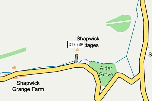 DT7 3SP map - OS OpenMap – Local (Ordnance Survey) DT7 3SP map - OS OpenMap – Local (Ordnance Survey)
