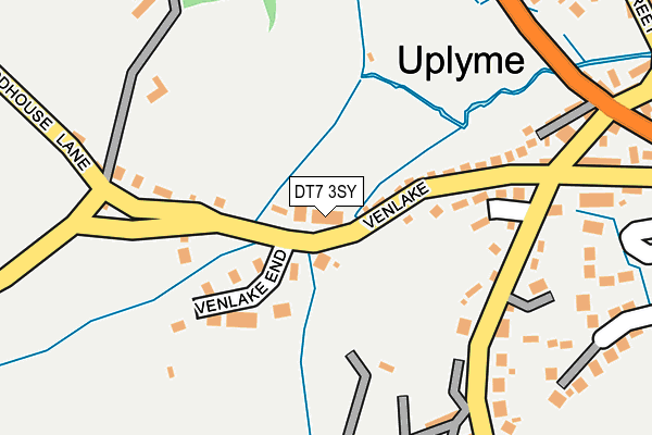 DT7 3SY map - OS OpenMap – Local (Ordnance Survey) DT7 3SY map - OS OpenMap – Local (Ordnance Survey)