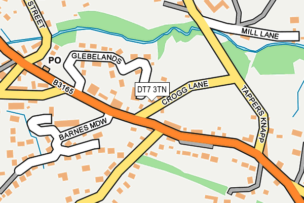 DT7 3TN map - OS OpenMap – Local (Ordnance Survey) DT7 3TN map - OS OpenMap – Local (Ordnance Survey)