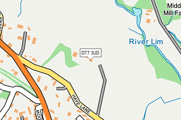 DT7 3UD map - OS OpenMap – Local (Ordnance Survey) DT7 3UD map - OS OpenMap – Local (Ordnance Survey)