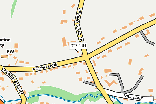 DT7 3UH map - OS OpenMap – Local (Ordnance Survey) DT7 3UH map - OS OpenMap – Local (Ordnance Survey)