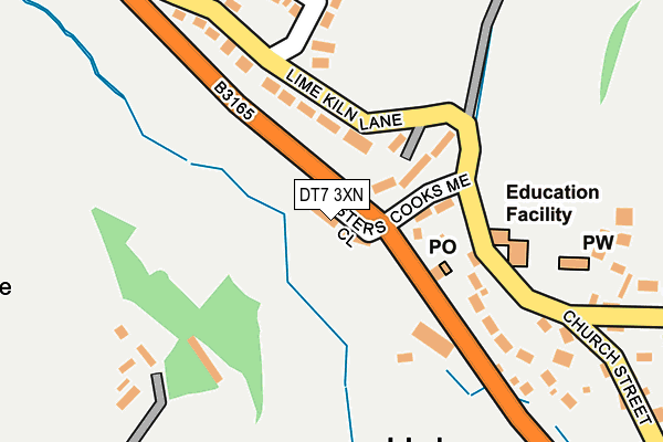 DT7 3XN map - OS OpenMap – Local (Ordnance Survey) DT7 3XN map - OS OpenMap – Local (Ordnance Survey)
