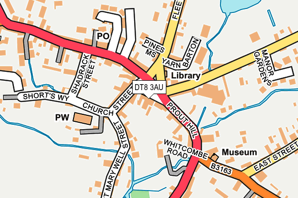DT8 3AU map - OS OpenMap – Local (Ordnance Survey) DT8 3AU map - OS OpenMap – Local (Ordnance Survey)