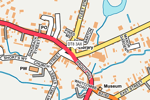 DT8 3AX map - OS OpenMap – Local (Ordnance Survey) DT8 3AX map - OS OpenMap – Local (Ordnance Survey)