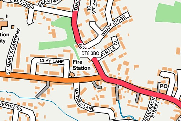 DT8 3BQ map - OS OpenMap – Local (Ordnance Survey) DT8 3BQ map - OS OpenMap – Local (Ordnance Survey)