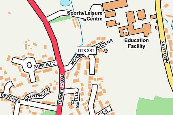 DT8 3BT map - OS OpenMap – Local (Ordnance Survey) DT8 3BT map - OS OpenMap – Local (Ordnance Survey)