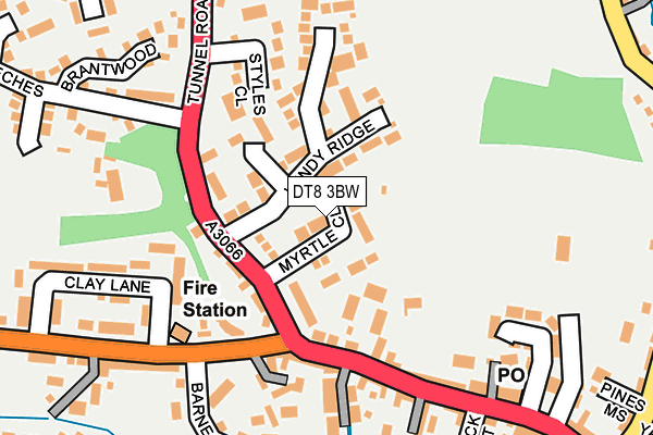 DT8 3BW map - OS OpenMap – Local (Ordnance Survey) DT8 3BW map - OS OpenMap – Local (Ordnance Survey)