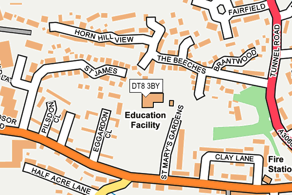 DT8 3BY map - OS OpenMap – Local (Ordnance Survey) DT8 3BY map - OS OpenMap – Local (Ordnance Survey)