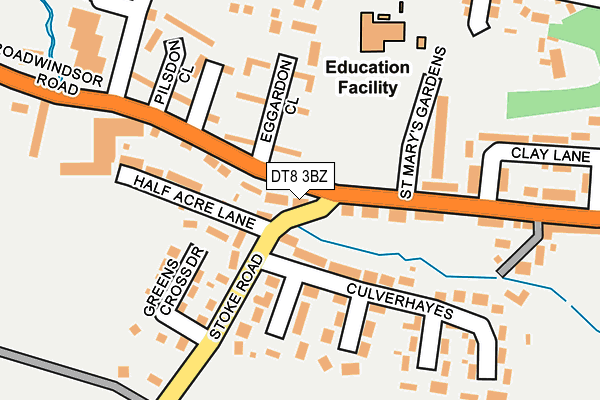 DT8 3BZ map - OS OpenMap – Local (Ordnance Survey) DT8 3BZ map - OS OpenMap – Local (Ordnance Survey)