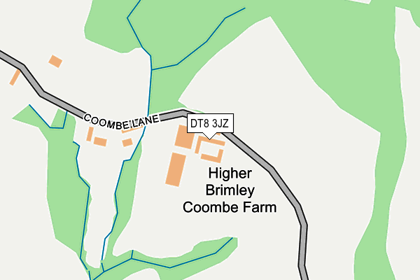 DT8 3JZ map - OS OpenMap – Local (Ordnance Survey)