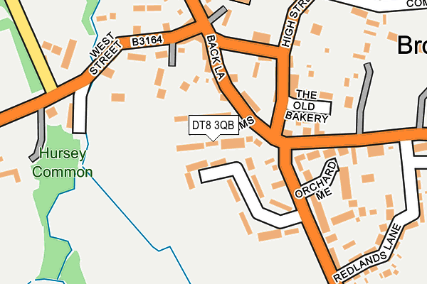 DT8 3QB map - OS OpenMap – Local (Ordnance Survey) DT8 3QB map - OS OpenMap – Local (Ordnance Survey)