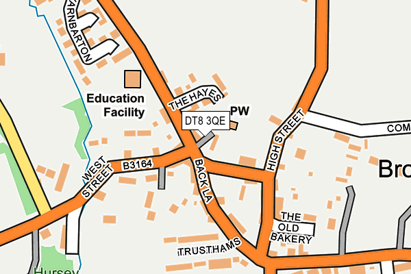 DT8 3QE map - OS OpenMap – Local (Ordnance Survey) DT8 3QE map - OS OpenMap – Local (Ordnance Survey)