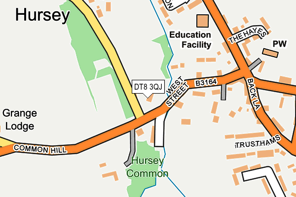 DT8 3QJ map - OS OpenMap – Local (Ordnance Survey) DT8 3QJ map - OS OpenMap – Local (Ordnance Survey)