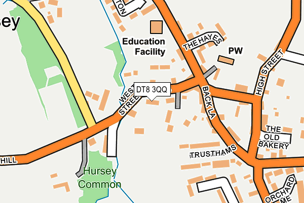 DT8 3QQ map - OS OpenMap – Local (Ordnance Survey) DT8 3QQ map - OS OpenMap – Local (Ordnance Survey)