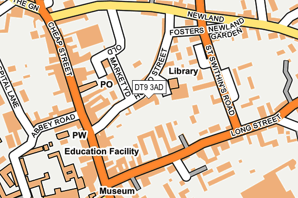 DT9 3AD map - OS OpenMap – Local (Ordnance Survey) DT9 3AD map - OS OpenMap – Local (Ordnance Survey)