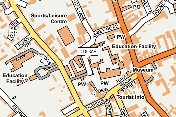 DT9 3AP map - OS OpenMap – Local (Ordnance Survey) DT9 3AP map - OS OpenMap – Local (Ordnance Survey)