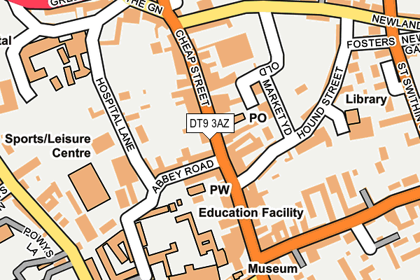 DT9 3AZ map - OS OpenMap – Local (Ordnance Survey) DT9 3AZ map - OS OpenMap – Local (Ordnance Survey)