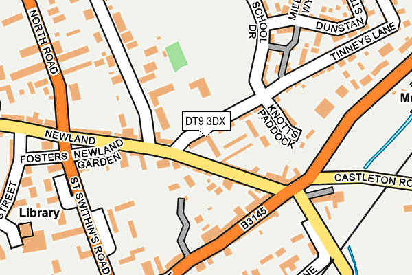 DT9 3DX map - OS OpenMap – Local (Ordnance Survey) DT9 3DX map - OS OpenMap – Local (Ordnance Survey)