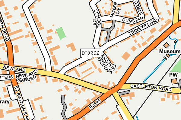 DT9 3DZ map - OS OpenMap – Local (Ordnance Survey) DT9 3DZ map - OS OpenMap – Local (Ordnance Survey)