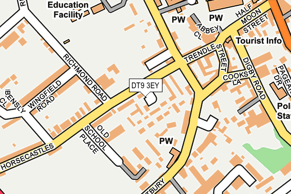 DT9 3EY map - OS OpenMap – Local (Ordnance Survey) DT9 3EY map - OS OpenMap – Local (Ordnance Survey)