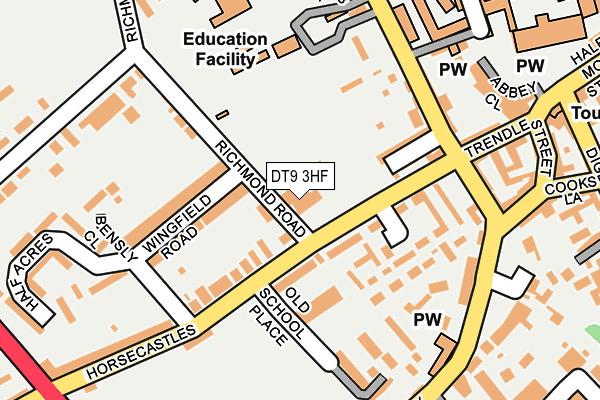 DT9 3HF map - OS OpenMap – Local (Ordnance Survey) DT9 3HF map - OS OpenMap – Local (Ordnance Survey)
