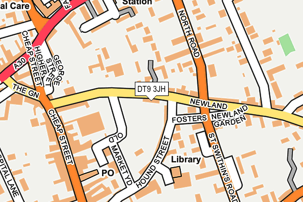 DT9 3JH map - OS OpenMap – Local (Ordnance Survey) DT9 3JH map - OS OpenMap – Local (Ordnance Survey)