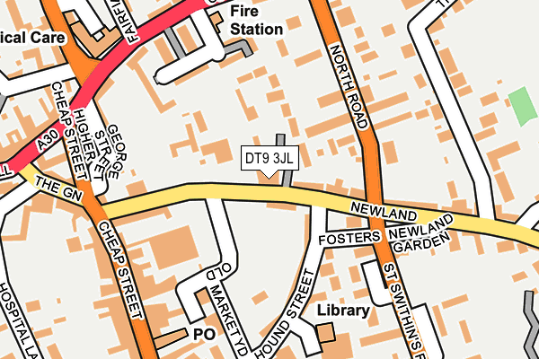DT9 3JL map - OS OpenMap – Local (Ordnance Survey) DT9 3JL map - OS OpenMap – Local (Ordnance Survey)