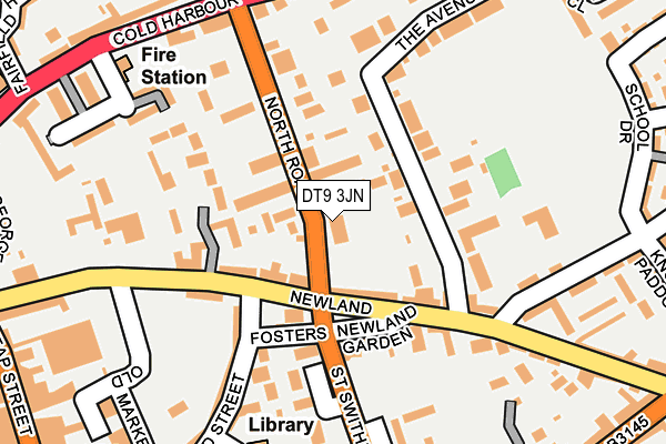 DT9 3JN map - OS OpenMap – Local (Ordnance Survey) DT9 3JN map - OS OpenMap – Local (Ordnance Survey)
