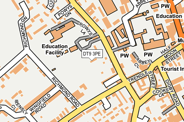 DT9 3PE map - OS OpenMap – Local (Ordnance Survey) DT9 3PE map - OS OpenMap – Local (Ordnance Survey)