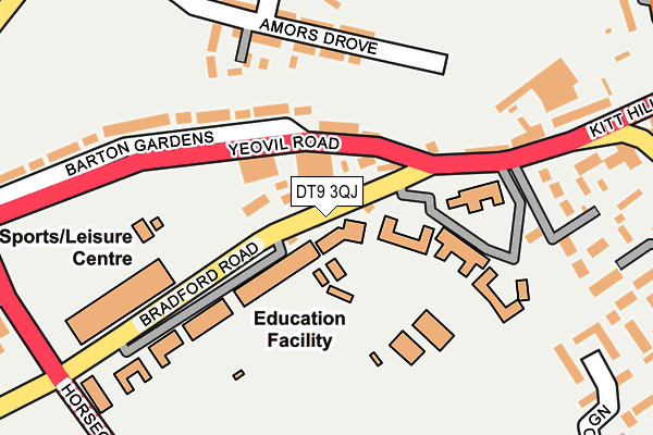 DT9 3QJ map - OS OpenMap – Local (Ordnance Survey) DT9 3QJ map - OS OpenMap – Local (Ordnance Survey)