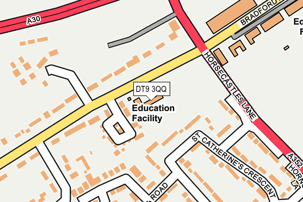 DT9 3QQ map - OS OpenMap – Local (Ordnance Survey) DT9 3QQ map - OS OpenMap – Local (Ordnance Survey)