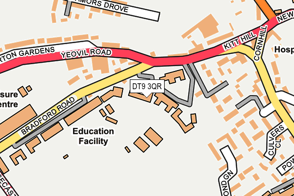 DT9 3QR map - OS OpenMap – Local (Ordnance Survey) DT9 3QR map - OS OpenMap – Local (Ordnance Survey)