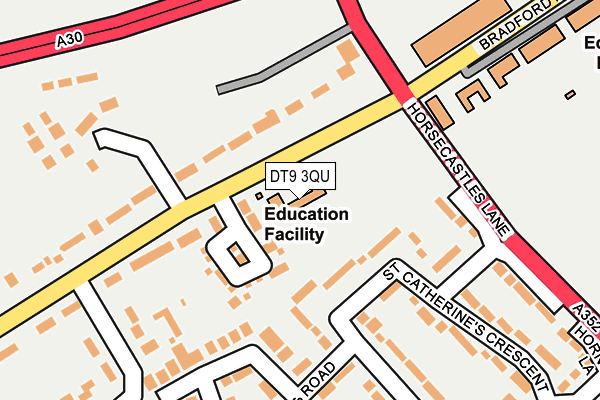 DT9 3QU map - OS OpenMap – Local (Ordnance Survey) DT9 3QU map - OS OpenMap – Local (Ordnance Survey)