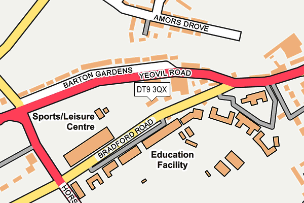 DT9 3QX map - OS OpenMap – Local (Ordnance Survey) DT9 3QX map - OS OpenMap – Local (Ordnance Survey)