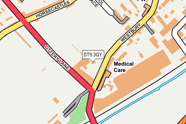DT9 3QY map - OS OpenMap – Local (Ordnance Survey) DT9 3QY map - OS OpenMap – Local (Ordnance Survey)