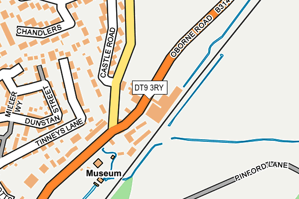 DT9 3RY map - OS OpenMap – Local (Ordnance Survey) DT9 3RY map - OS OpenMap – Local (Ordnance Survey)