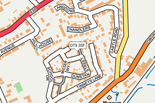 DT9 3SF map - OS OpenMap – Local (Ordnance Survey) DT9 3SF map - OS OpenMap – Local (Ordnance Survey)