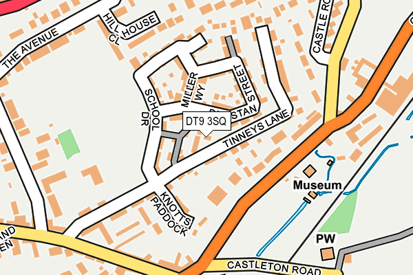 DT9 3SQ map - OS OpenMap – Local (Ordnance Survey) DT9 3SQ map - OS OpenMap – Local (Ordnance Survey)