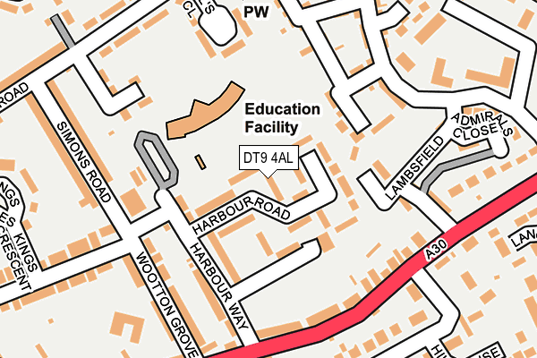 DT9 4AL map - OS OpenMap – Local (Ordnance Survey) DT9 4AL map - OS OpenMap – Local (Ordnance Survey)