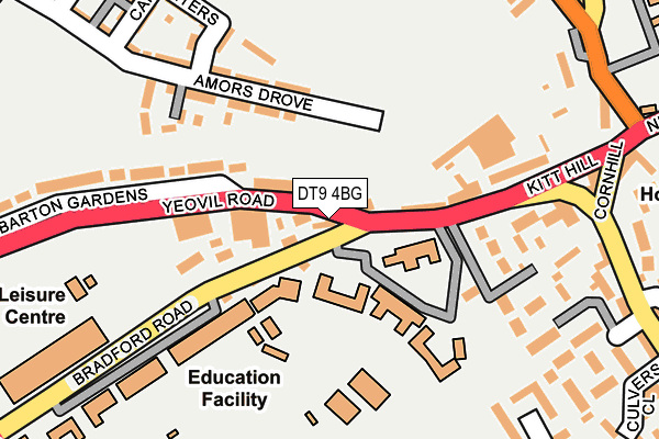 DT9 4BG map - OS OpenMap – Local (Ordnance Survey) DT9 4BG map - OS OpenMap – Local (Ordnance Survey)
